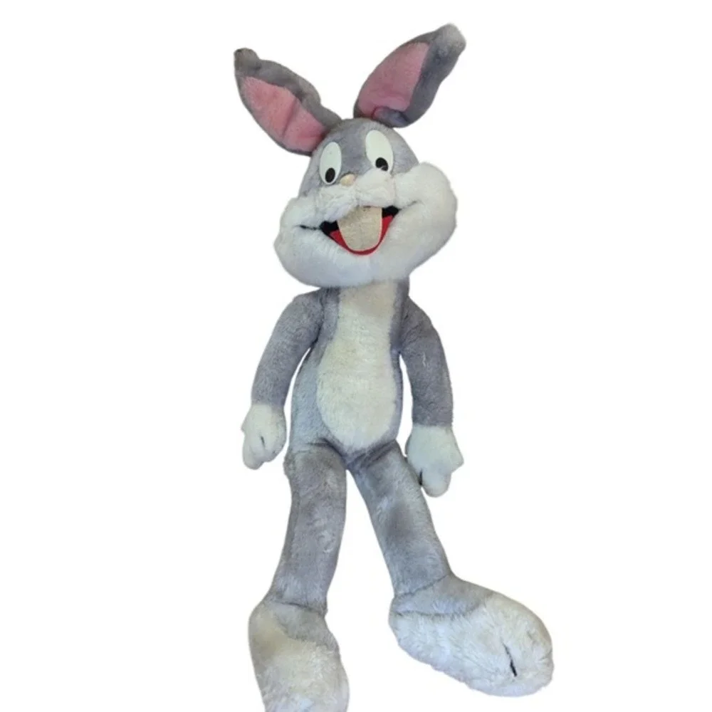 Vintage 1971 Warner Bros Mighty Star Bugs Bunny and‎ Tasmanian Devil Plush Set